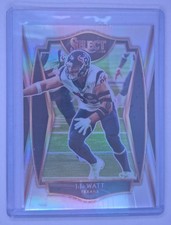 2020 Panini Select J.J. Watt #128 Silver Prizm Premier Level Texans