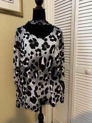 Sweet Lovely by Jen Animal Print Cozy Long Sleeve
