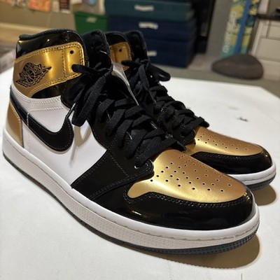 Size 12.5 - Nike Air Jordan 1 Golf High Gold Toe (DQ0660-002