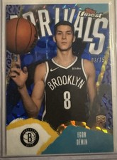 Topps 2025-26 Finest Arrivals Egor Demin Rookie A-8 /75 Insert, Jersey Match 1/1