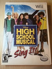 High School Musical Sing It (Nintendo Wii, 2007) - Manual and Lyrics Included