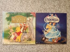 Lot Of 2 Walt Disney Masterpiece Edition Cinderella Winnie The Pooh Laserdisc