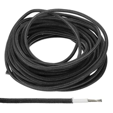 9.8Ft 13AWG Electronic Wire High Temperature Electrical Silicone Cable, Black