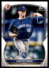 Hunter Owen 2023 Bowman Draft #BD-5 Royals MLB READ FREE SHIPPING AutographDen
