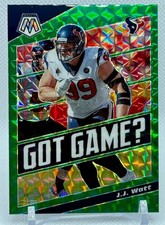 2020 Panini Mosaic - J.J. Watt Got Game? Green Mosaic Prizm #GG18 Texans NFL