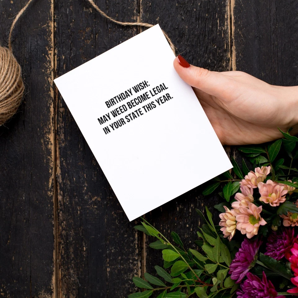 Divertida Tarjeta de Felicitación en Sobre Verde Azulado | 49 Estilos | Cumpleaños Graduación Ponte Bien Foto 3 de 4