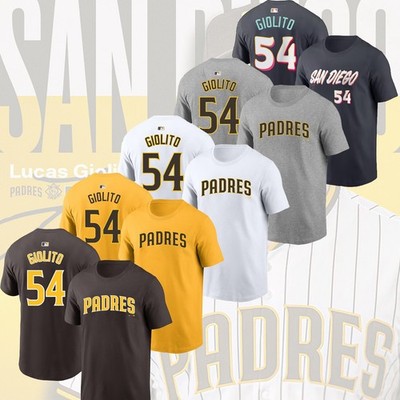 HOT!!Lucas Giolito #54 San Diego Padres 2026 Player Name & Number Fan Apparel