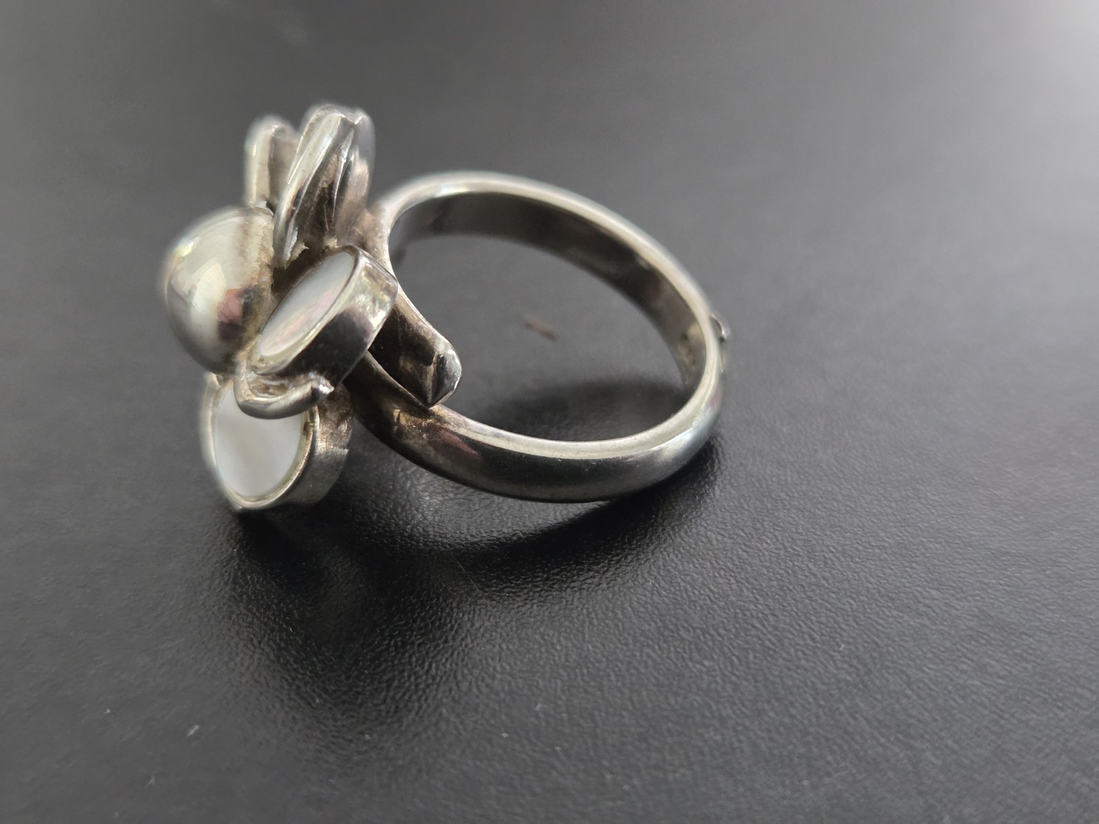 Handmade Adjustable Peruvian Silver Ring 950 Peru… - image 2