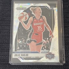 2024 Panini Prizm WNBA- Ice Prizm #42 Julie Vanloo RC- Washington Mystics