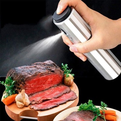 Olive Oil Spray 100ml Stainless Steel Bbq Cooking Sprayer Kitchen Dispenser