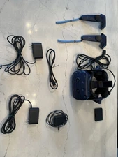 HTC Vive VR Headset Complete Set Full Kit System Steam VR PC Virtual Reality