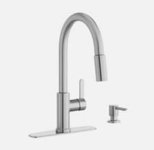 Glacier Bay Paulina 1-Handle Pull-Down Sprayer Kitchen Faucet in Chrome