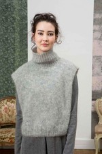 Long Yarns MOHAIR LUXE Knitting Pattern Next Roll Neck Jumper