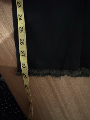 Nydj Teresa Wide Leg Ankle Frayed Hem Black Jeans Size 28w - Bild 9 von 10