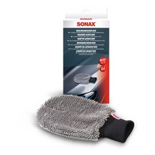 SONAX WASCHHANDSCHUH DUO AUTOWÄSCHE HANDSCHUH REINIGUNG AUTOPFLEGE #