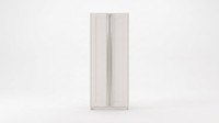Design Kleiderschrank Beige Modern Schrank Schlafzimmer 2-TüRig
