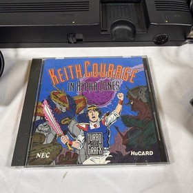NEC Turbo Grafx-16 Console W/ Cables & Controller - Tested Working Keith Courage