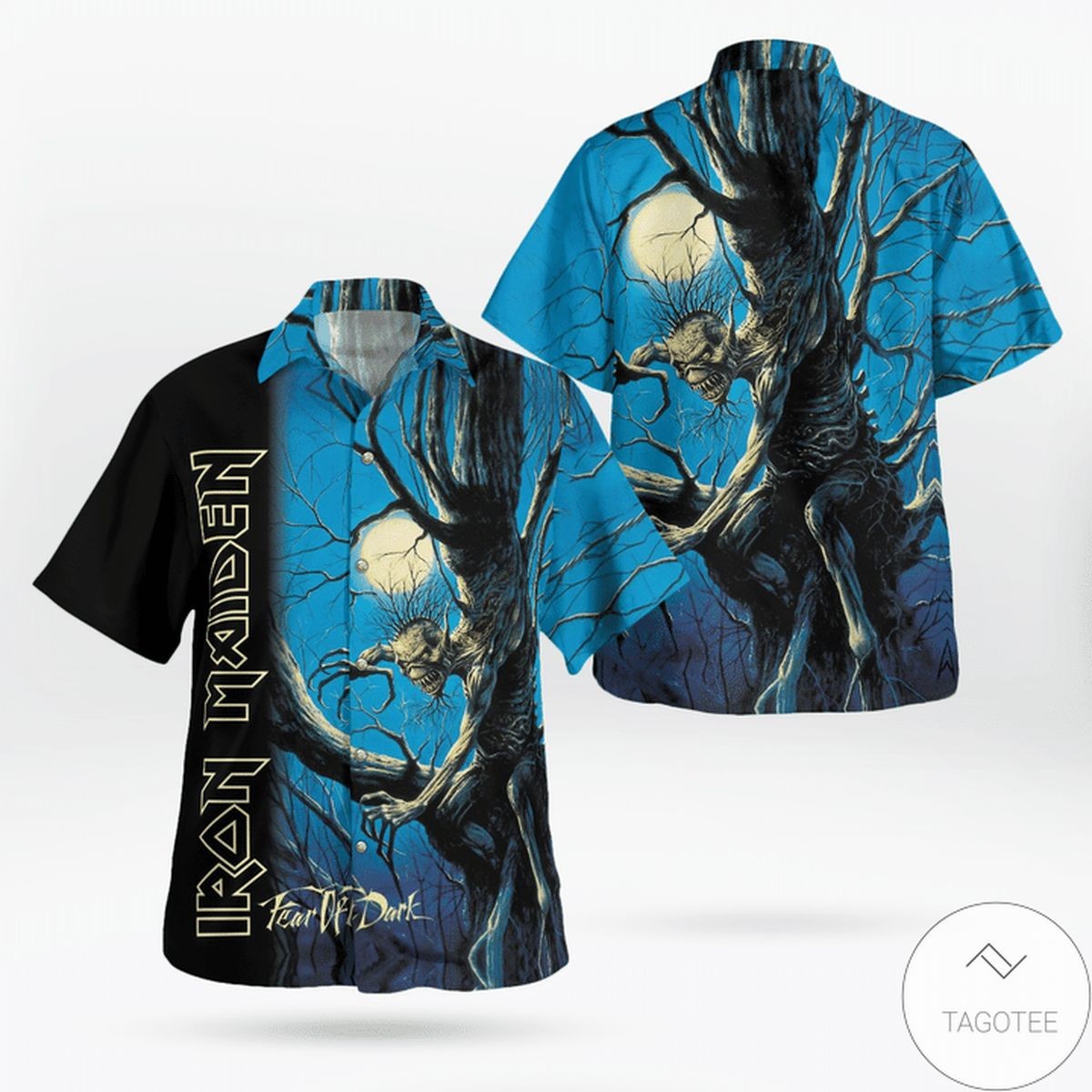 Maiden Fear Of Dark Hawaiian Shirt