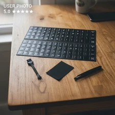 5-in-1 English Keyboard Sticker Set for Laptop & Desktop, Waterproof & Anti-S...