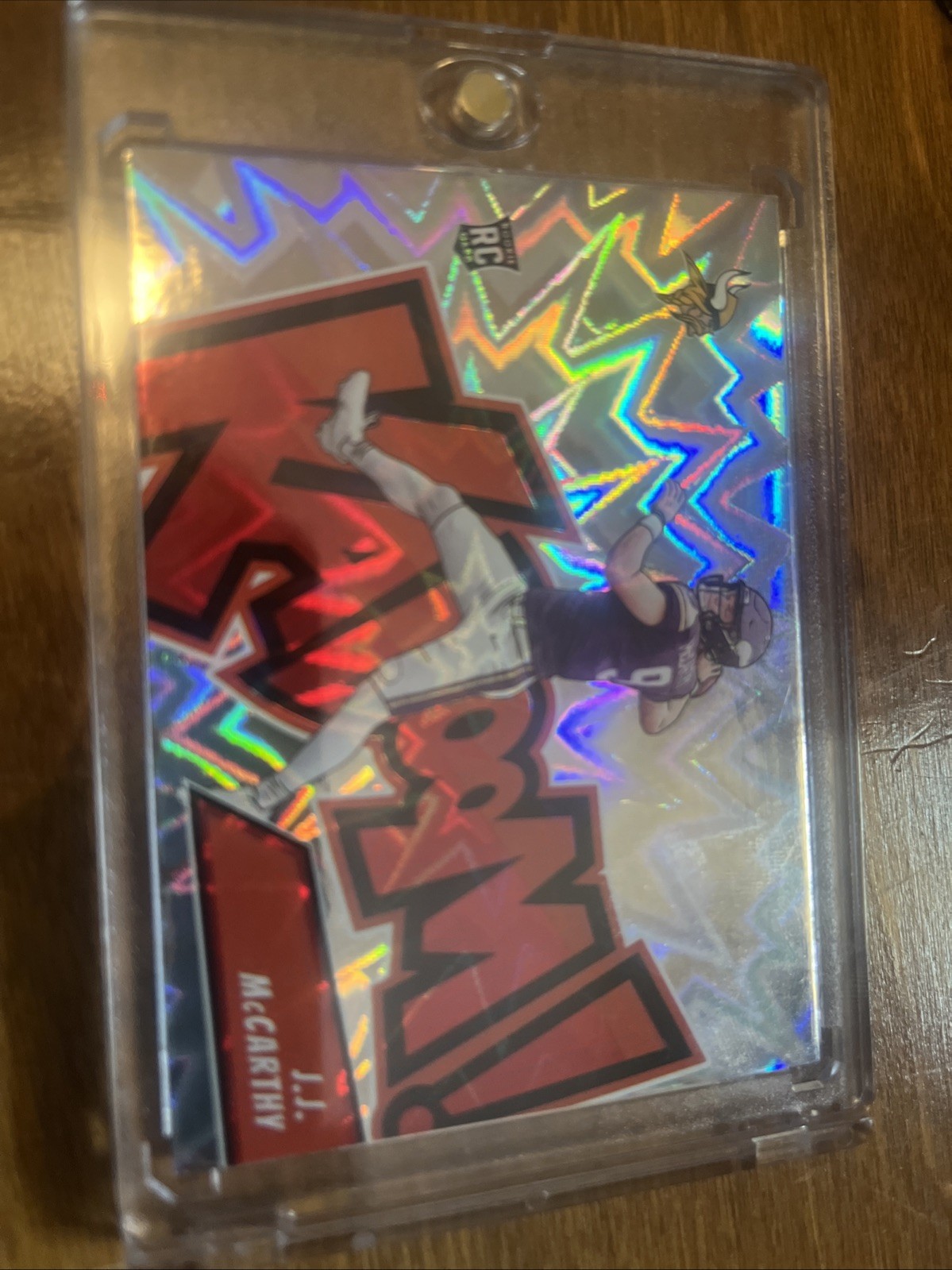 2024 Panini Absolute - Kaboom! Horizontal J.J. McCarthy #13 (RC)