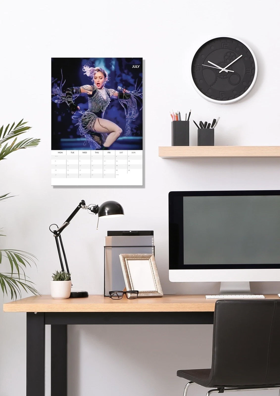Madonna 2026 Vertical Wall Calendar