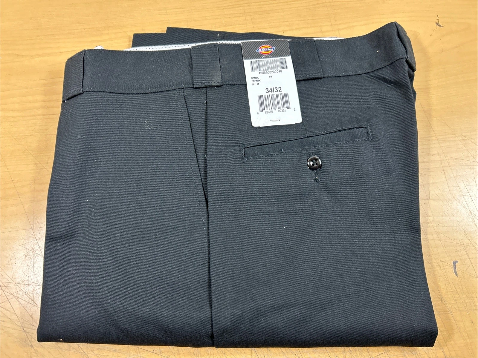 Dickies 874 Black Men's Pants 34/32 Original Work Pants (6512)
Opens in a new window or tab
