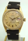 VINTAGE ROLEX 36mm 18k YELLOW GOLD Cal. 1065 AUTOMATIC DATEJUST 6605 C. 1957