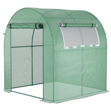 Image of Year-Round Polytunnel Greenhouse | Extend Growing Season | Steel Frame | Roll-Up