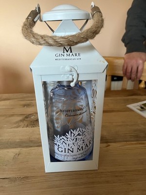 Gin Mare Gin Bottle with Lantern