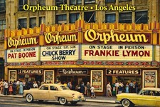 Greetings From The ORPHEUM Theatre Los Angeles CA MODERN Postcard D822