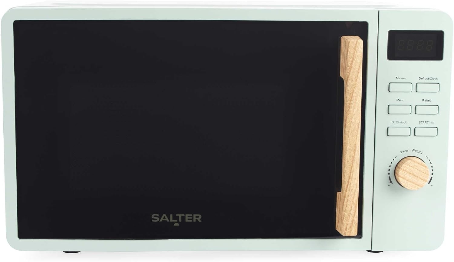 Salter Malmo 20L Digital Microwave Oven - 8 Presets, LED Display, Sage Green