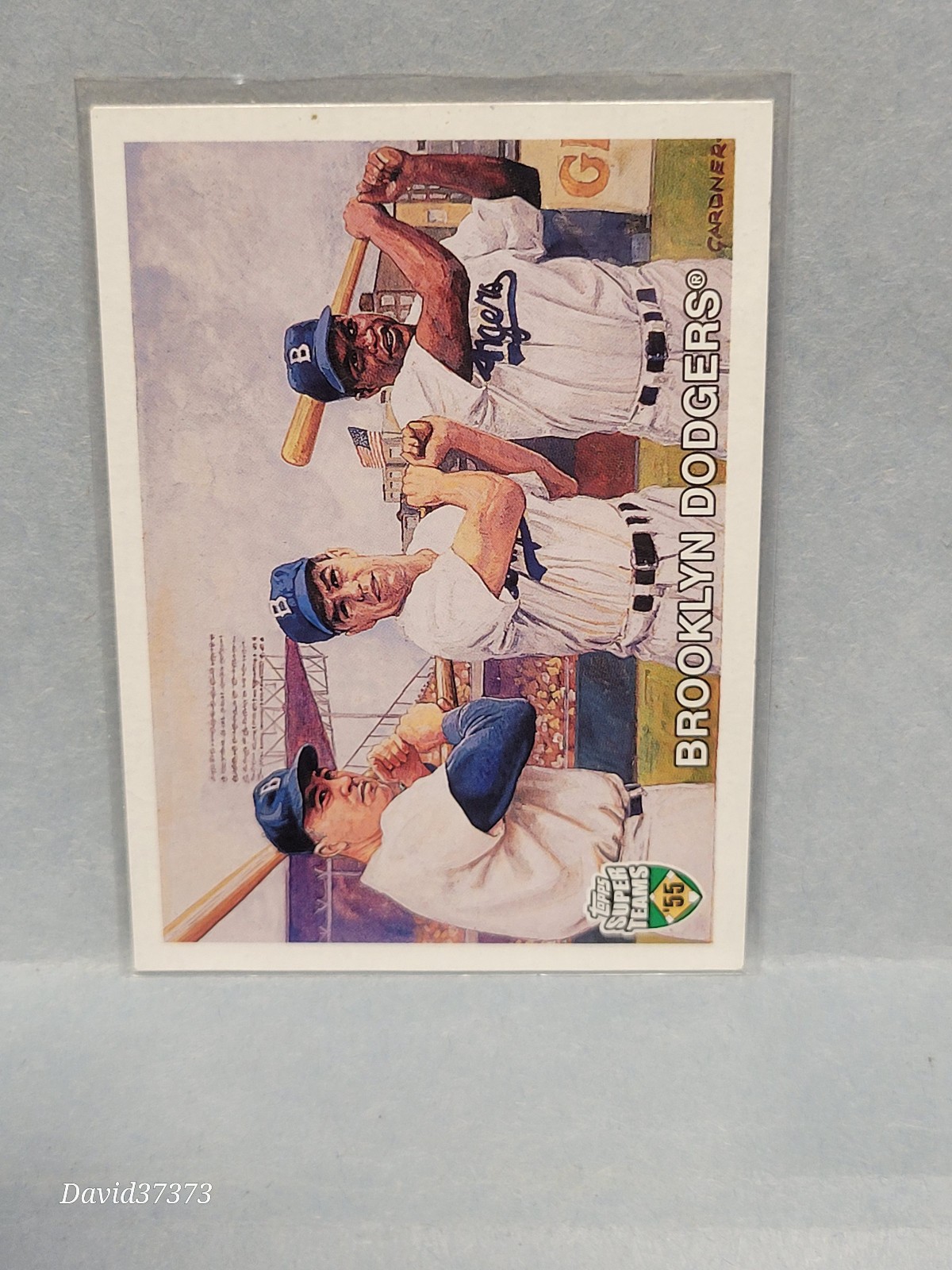 2002 Topps Super Teams - Jackie Robinson, Duke Snider, Pee Wee Reese #28  HOF