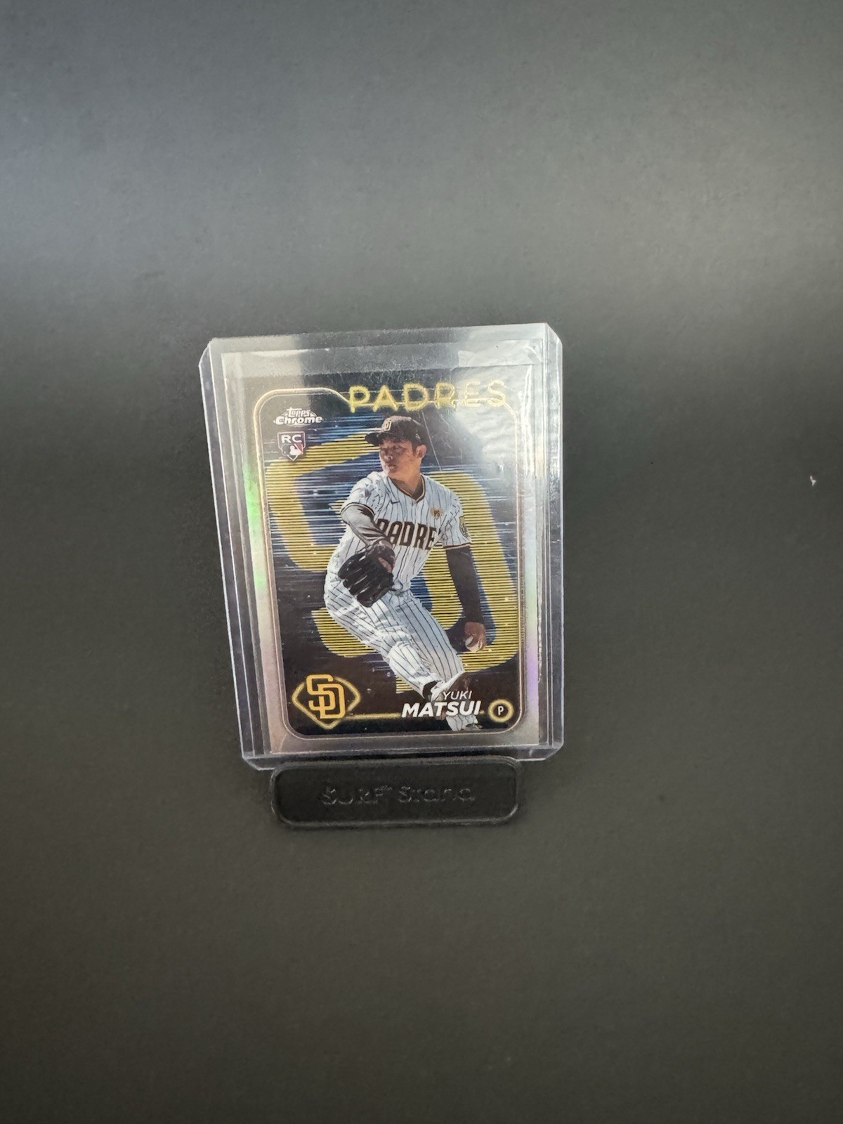 2024 Topps Chrome - Yuki Matsui #116 Lightboard Logo Refractor (RC)