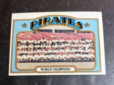 1972 Topps Pittsburgh Pirates #1 World Champions - EX
