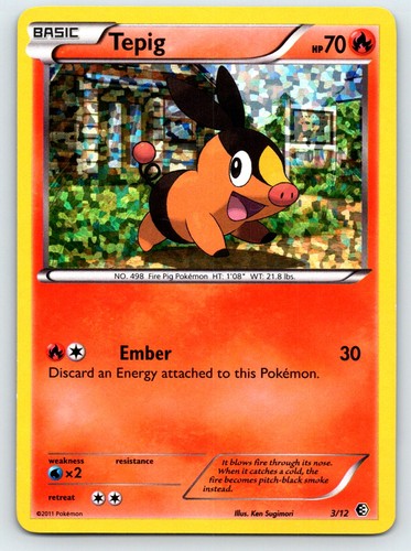 Tepig 003/012 Holo Promo McDonald's Promos 2011 Pokemon Lightly Played