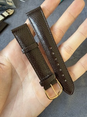 Vintage Watch Strap 19 mm  Leather  Top Quality amazing pattern