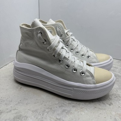 Converse Chuck Taylor All Star Move Platform High Top White Women s Size 7
