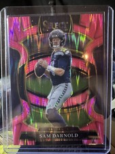 2025 Panini Select - Concourse Sam Darnold #13 Pink Shock Prizm