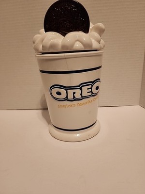 Vintage Original Splash Nabisco Oreo Cookie Jar-America's Favorite Cookie 10 