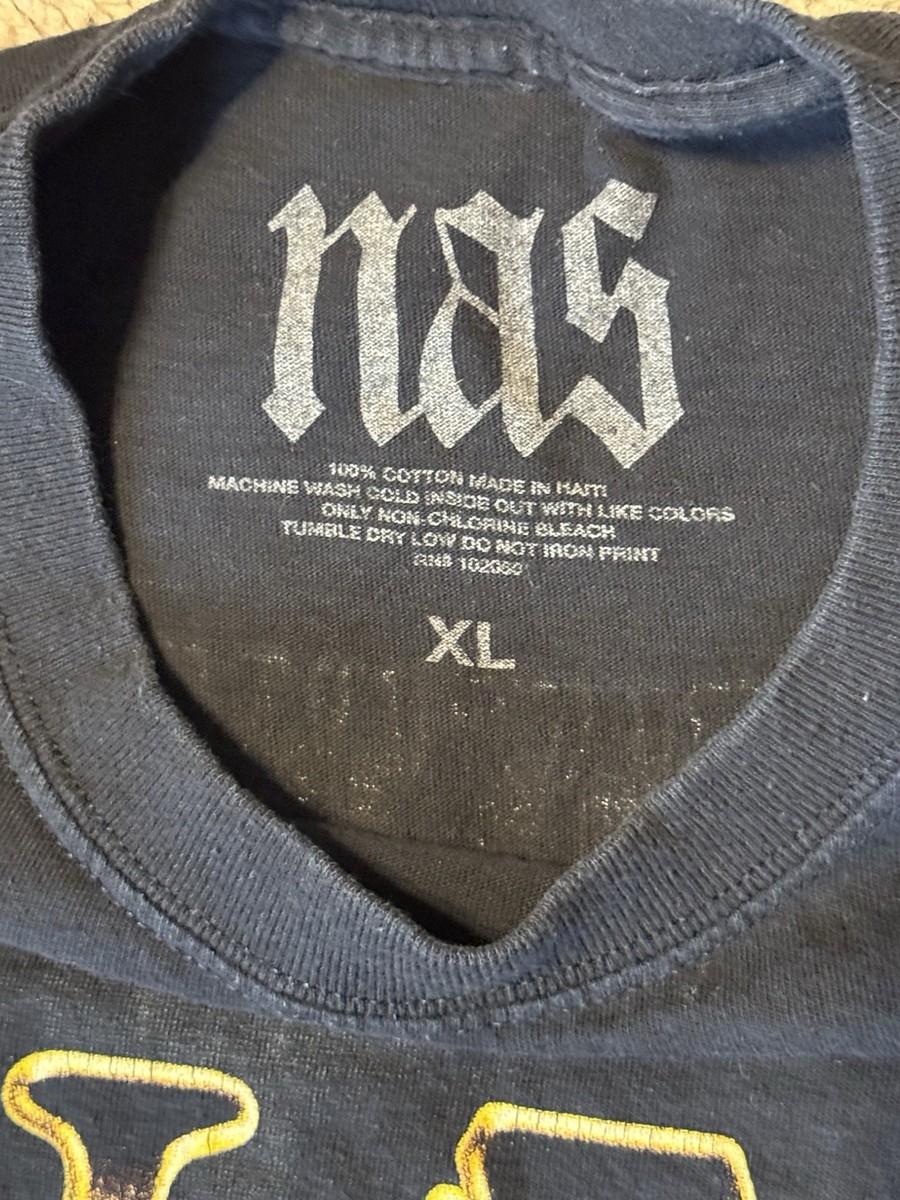 NAS - Official Vintage 2019 “Royalty Tour” T-Shirt Size XL | eBay