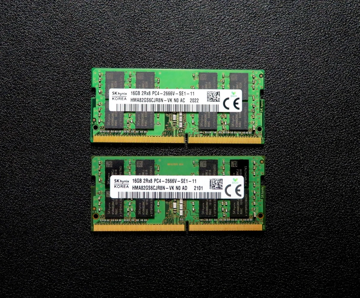 PC4-21300 (DDR4-2666) Bus Speed Computer RAM 32 GB Total Capacity