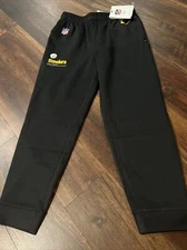 New Nike Pittsburgh Steelers Football Jogger Sweatpants Size Kids Large Youth