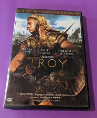 #ad #ad Troy DVD 2004 2 Disc Set Widescreen quot;An Action Spectacle of Weight quot; $1.99