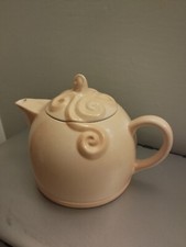 What’s Vincent Cadeaux Teapot Vintage Ceramic Zebra Stripe Label STUNNING