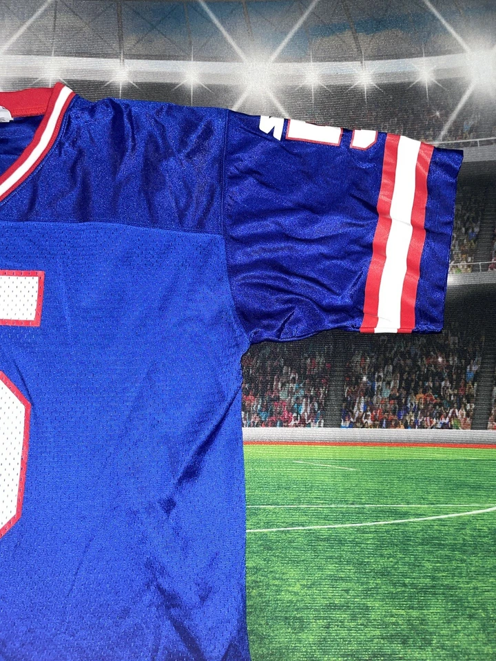 Camiseta deportiva de los New York Giants Kerry Collins #5 Starter talla 46/mediana usada azul Foto 3 de 4