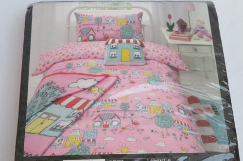 Asda Single Bedding ❤️ Pink Printed Duvet Cover Pillowcase Easy Care ❤️Brand NEW - Picture 10 of 10
