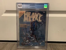Heavy Metal Magazine #1 Morbius Bode CORBEN Hildebrandt 1977 CGC Graded  8.5