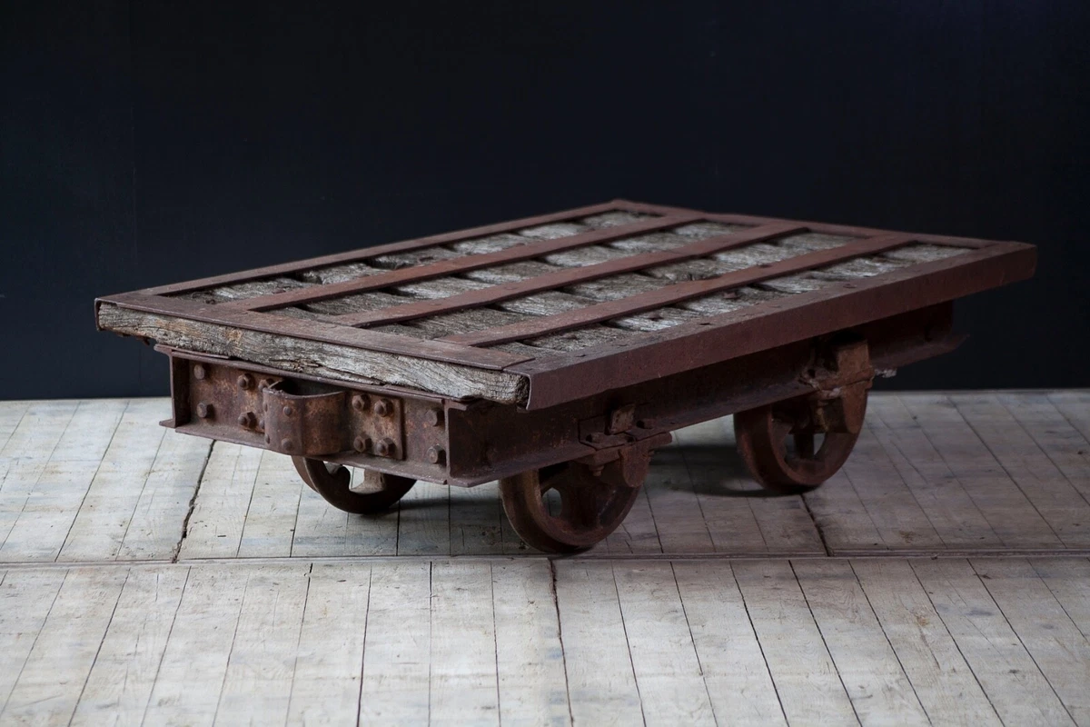 Vintage cart coffee on sale table