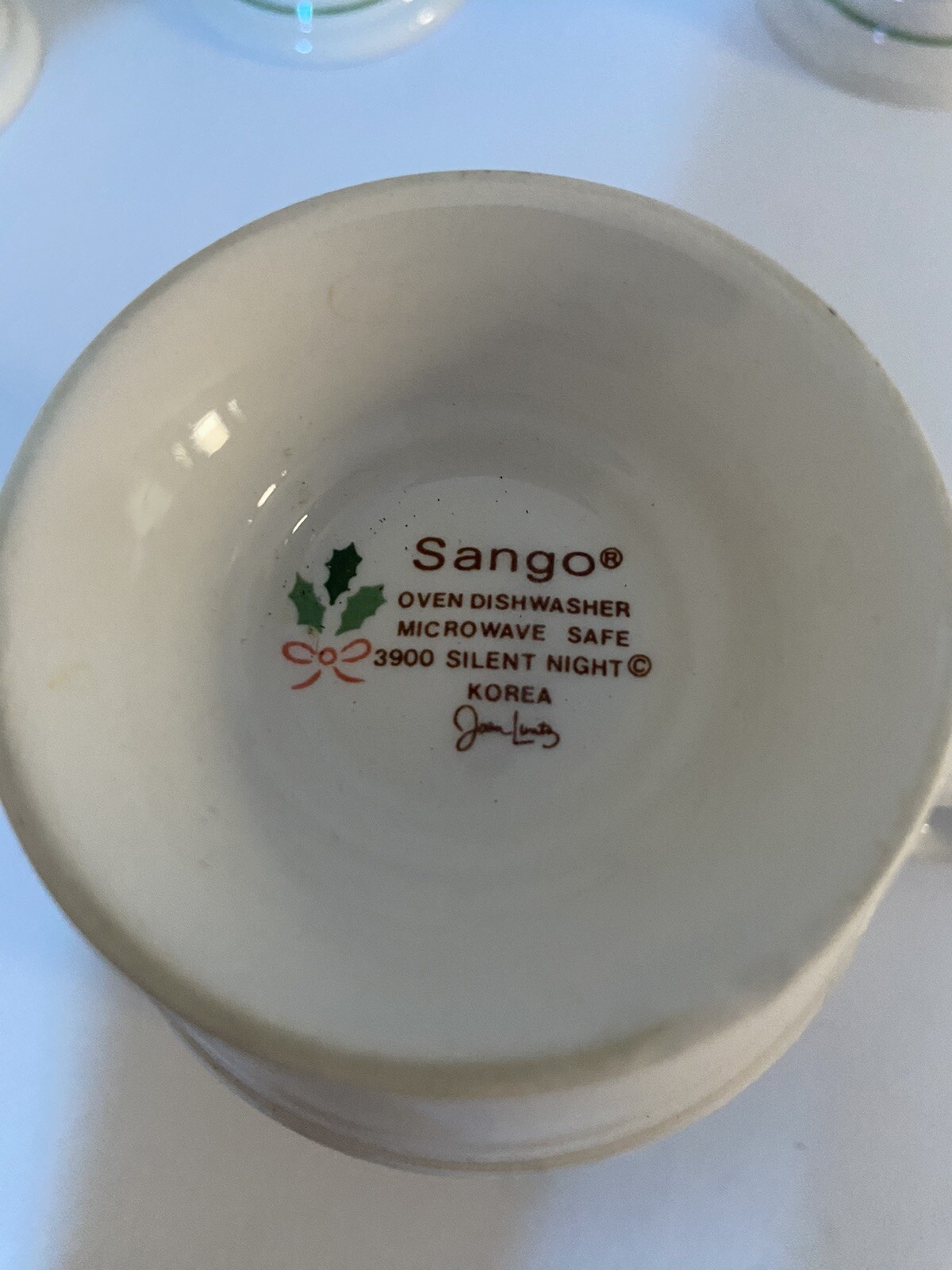 Sango 'Silent Night' 12 Piece Dinnerware Set Christmas 1986-1989 | Korea Vintage