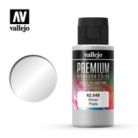Vallejo Premium Color 62048 Silver 60Ml (Acrylic Paint)